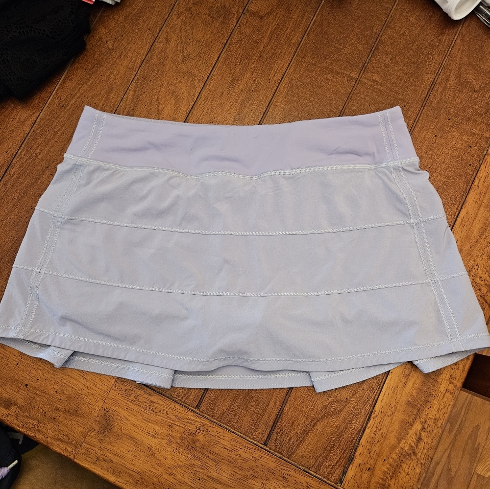 Lululemon women’s pace rival skirt (lavender) - size 10.